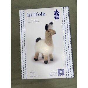 Hillfolk Woolly Llama Needle Felting Kit New Unopened